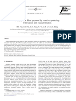 δ-Bi2O3 thin films prepared by reactive sputtering - Fabrication and characterization