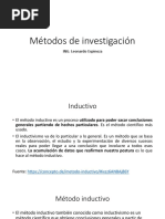 Metodos de Investigación