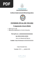 Educandos Informe Final TES 2022