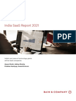 Bain Report India Saas 2021