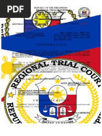 Information: Republic of The Philippines Criminal Case No.