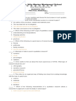 Diagnostic Test (Practical Research 1)