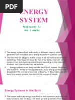 Energy System - Pe12 1