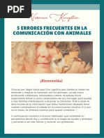 Ebook 5 Errores Comunes en La Comunicacion Con Los Animales 20 7 22