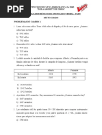 Problemas Aritméticos de Enunciado Verbal