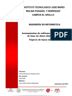 Herramientas de Software para Manejo de Base de Datos Distribuidas