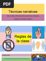 Anexo 11 - Técnicas Narrativas