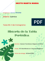 Historia de La Tabla Periodica