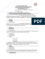 Examen de Diagnostico de 2do Grado Contestado