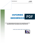 Informe Geodesico - Colegio 14146 La Peñita