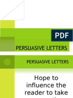 CHP5 - Persuasive Letters