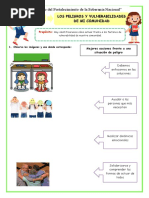 Act-Jueves-Tutoría-Los Peligros y Vulnerabilidades de Mi Comunidad