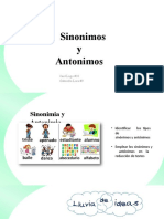 Sinonimos y Antonimos A