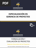 2.0 Aspectos Generales de Los Proyectos Uniminuto