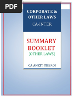 Corporate & Other Laws: Ca-Inter