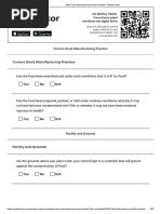 GMP Food Manufacturing Audit Checklist - SafetyCulture