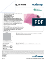 Anti Static Bag Data Sheet