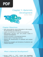 Lesson 1 Intro Materials Development