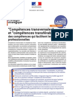 Compétences Transversales Et Compétences Transférables