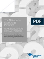 Leadership Principle Interview Questions by Principle