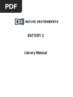 Battery 3 Library Manual English