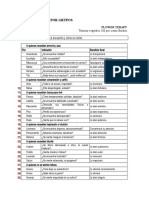 Flores de Alden Crónicas y CLASIFICACIÓN POR GRUPOS