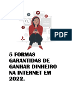 Cópia de 5 Formas Garantidas de Ganhar Dinheiro Na Internet em 2022