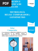 5 Reloj Comparador y Goniómetro