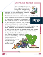 The Enormous Turnip Differentiated Reading Comprehension Activity