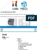 LENGUAJE DE PROGRAMACIÓN DEL PLC LOGO (LENGUAJE LADDER) .PPTX Diapositiva