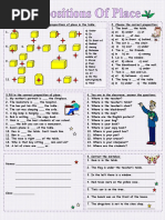 Prepositions-Of-Place - Test