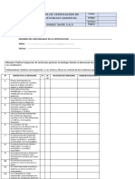 Lista de Verificacion de Sustancias Quimicas