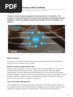 Finance and Treasury With ConVista