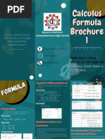  Calculus Formula Brochure