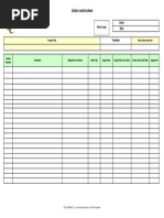 ATTACHMENT 2-2 Action Control Sheet