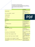 This Is A Linux Command Line Reference For Common Operations