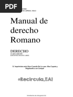 Manual Derecho Romano - Di Pietro