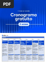 Cronograma de Estudos para A OAB de 60 Dias