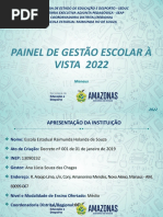 Modelo de Painel de Gestão Escolar À Vista - 2022