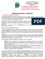 CONTEÚDO DE REVISÃO DE GEOGRAFIA 06 de Maio 2022. PRIMEIRO BIMESTRE