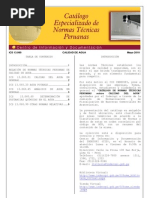 Catalogo Normas Tecnicas Peruanas