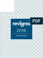 Tabela Preços - Revigres 2016 - Carvalho & Afonso