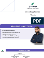 Operating System Semaphore & Threads 13 June 9.00 Am PPT - NIELIT