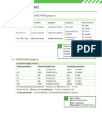 Extra - Grammar Charts Notes