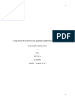 La Importancia de La Didáctica en El Aprendizaje Significativo en El Adolescente