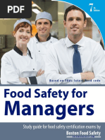 ServSafe Food Safety Manager Study Guide Boston Food Safety