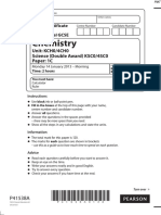 January 2013 QP - Paper 1C Edexcel Chemistry IGCSE