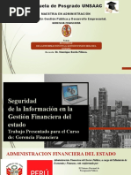 Seguridad de La Información en La Gestión Financiera Del Estado