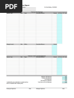 Template Expense Report - With VAT