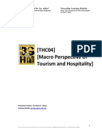 THC04 Macro Perspective of Tourism and Hospitality - Prelims Lessons